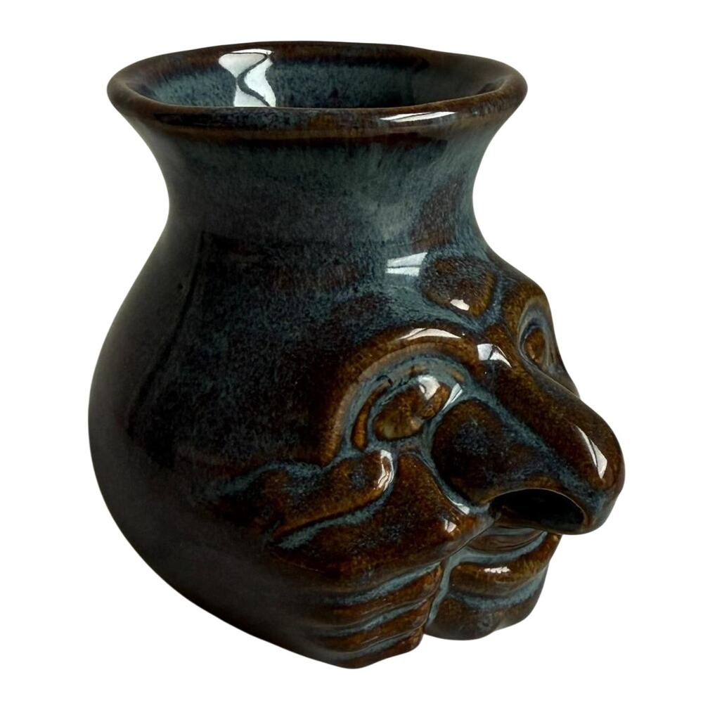 Vintage Aaargh Designs Booger Boy Ceramic Egg Separator 2002